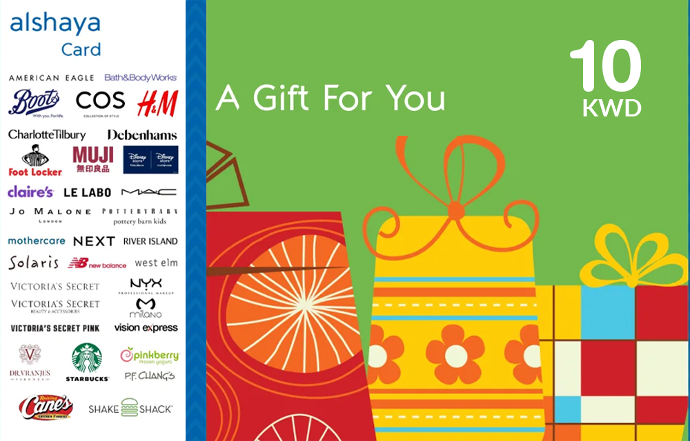 Alshaya Gift Card - 10 KD