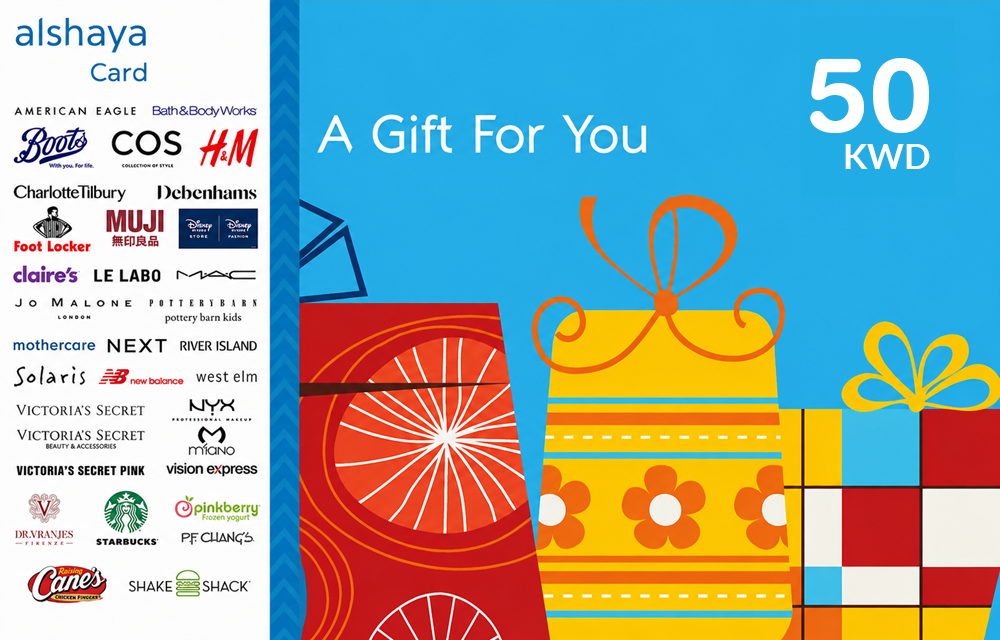 Alshaya Gift Card - 50 KD